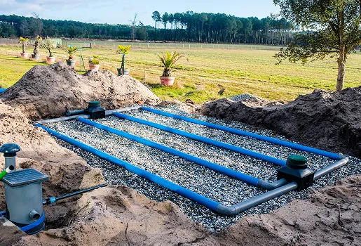 travaux d'assainissement à Cuffy dans le Cher et dans la Nièvre 