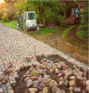 dallage à Cuffy dans le Cher et dans la Nièvre 