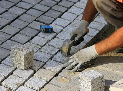 dallage pavage à Cuffy dans le Cher et dans la Nièvre 